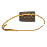 Louis Vuitton Louis Vuitton Florentine Waist Bag Monogram Canvas Brown Canvas Clutche & Pouche Bag (Authentic Pre-Loved)