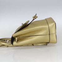 Louis Vuitton Lockme Backpack Leather Gold Leather Backpack Bag (Authentic Pre-Loved)