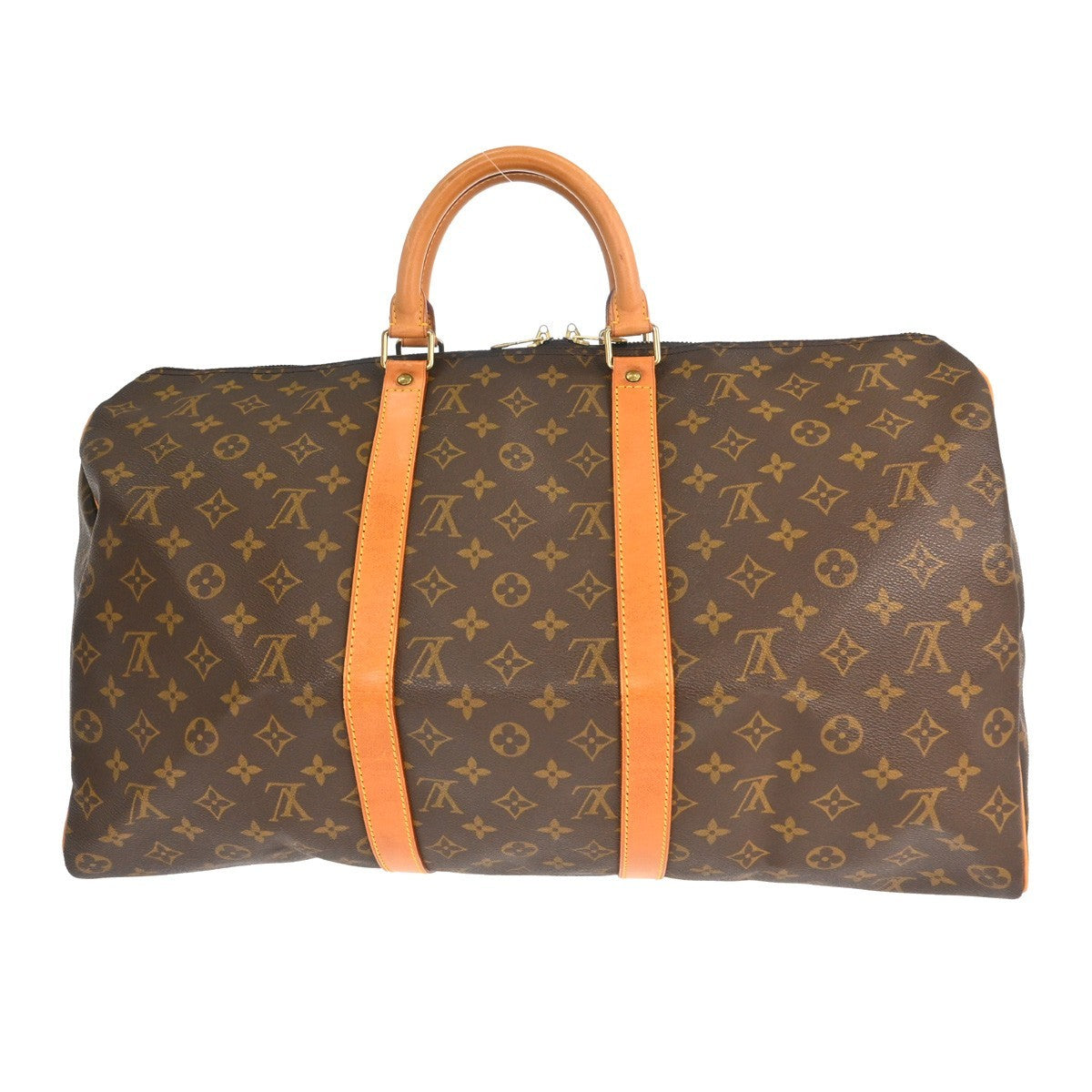 Louis Vuitton Louis Vuitton Keepall Bag Monogram Canvas Brown Canvas Travel Bag Bag (Authentic Pre-Loved)