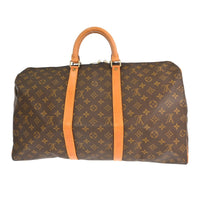 Louis Vuitton Louis Vuitton Keepall Bag Monogram Canvas Brown Canvas Travel Bag Bag (Authentic Pre-Loved)