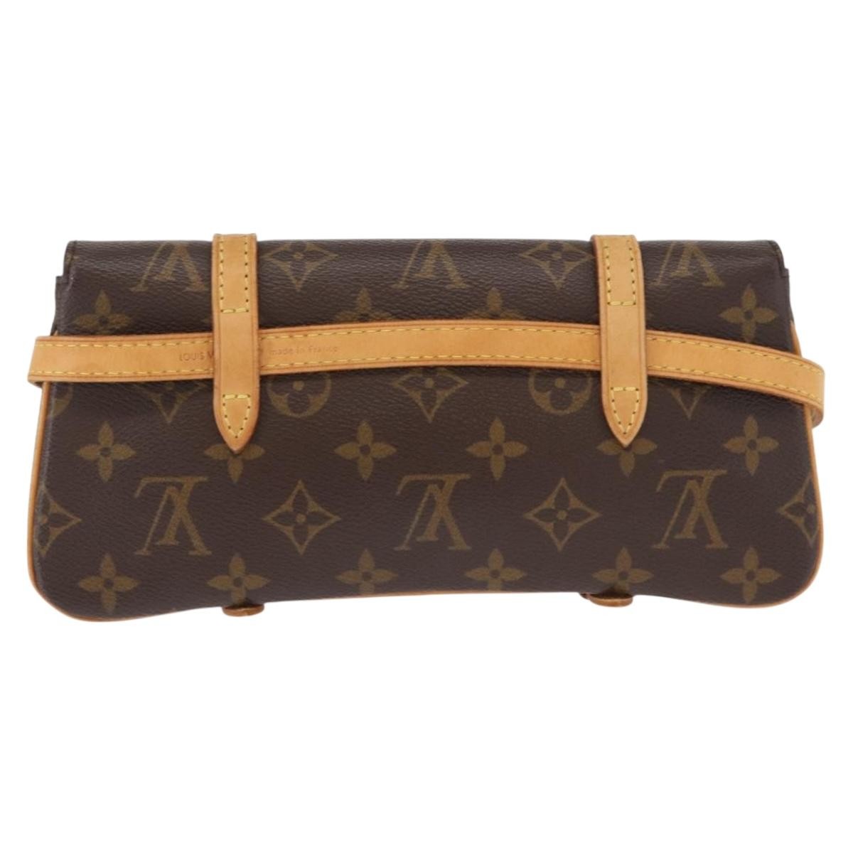Louis Vuitton Marelle Waist Bag Monogram Canvas Brown Canvas Clutche & Pouche Bag (Pre-Loved)
