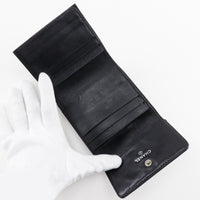 Chanel Bi-Fold Wallet Quilted Patent Black Patent_Leather Wallets Accessory (Authentic Pre-Loved)