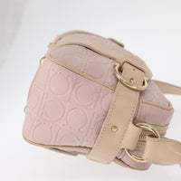 Salvatore Ferragamo Gancini Shoulder Bag Leather Pink Leather Shoulder Bag Bag (Authentic Pre-Loved)
