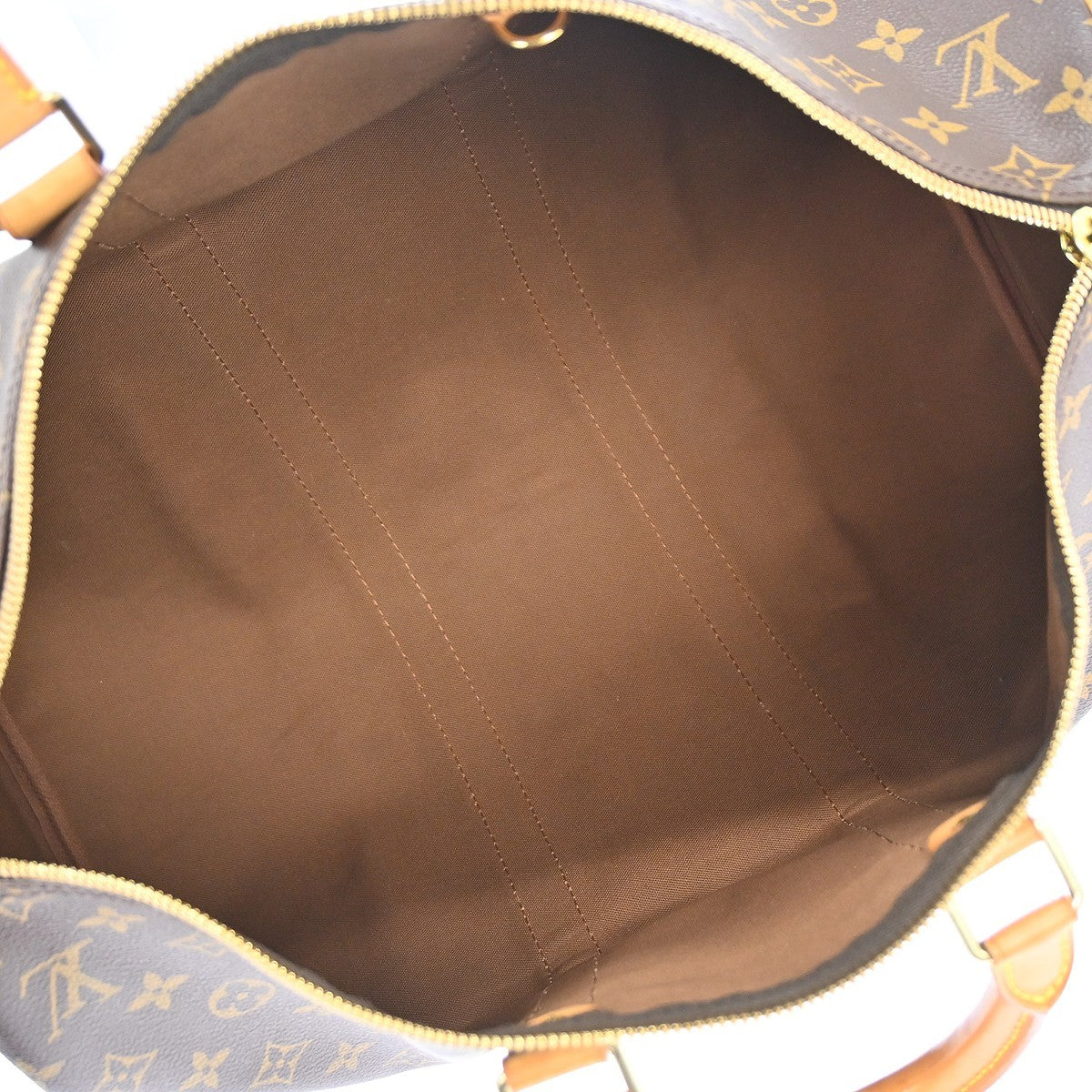 Louis Vuitton Louis Vuitton Keepall Bag Monogram Canvas Brown Canvas Travel Bag Bag (Authentic Pre-Loved)