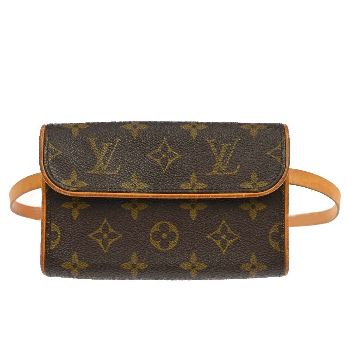 Louis Vuitton Louis Vuitton Florentine Waist Bag Monogram Canvas Brown Canvas Clutche & Pouche Bag (Authentic Pre-Loved)