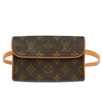Louis Vuitton Louis Vuitton Florentine Waist Bag Monogram Canvas Brown Canvas Clutche & Pouche Bag (Authentic Pre-Loved)