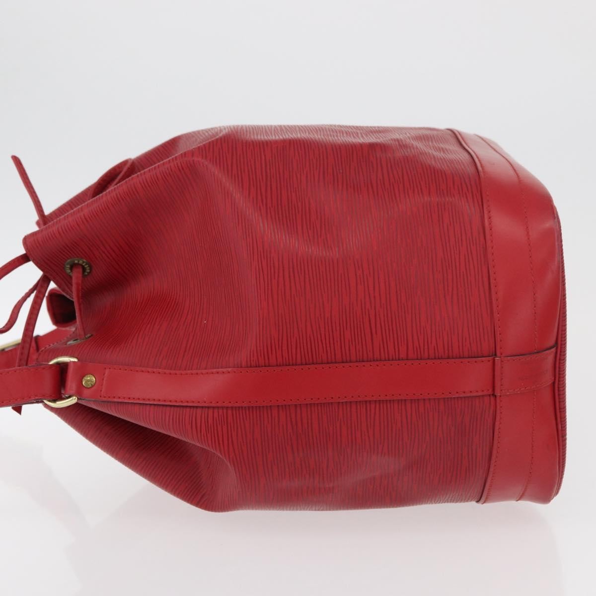 Louis Vuitton Noe Handbag Epi Leather Red Leather Shoulder Bag Bag (Authentic Pre-Loved)
