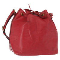 Louis Vuitton Petit Noe Handbag Epi Leather Red Leather Shoulder Bag Bag (Authentic Pre-Loved)
