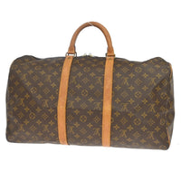 Louis Vuitton Louis Vuitton Keepall Bag Monogram Canvas Brown Canvas Travel Bag Bag (Pre-Loved)
