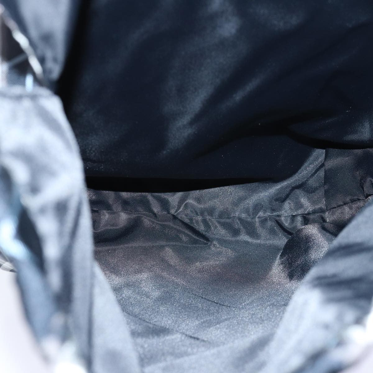 Burberry Nova Check Blue Label Nylon Black Nylon Clutche & Pouche Bag (Authentic Pre-Loved)