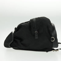 Prada Double Front Pocket Backpack Tessuto Black Nylon Backpack Bag (Authentic Pre-Loved)