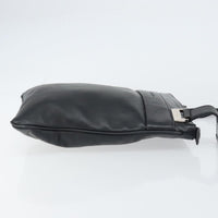 Salvatore Ferragamo Vintage Shoulder Bag Leather Black Leather Shoulder Bag Bag (Authentic Pre-Loved)