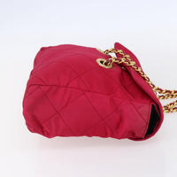 Prada Re-Edition 1995 Chain Tote Quilted Re-Nylon Pink Nylon Shoulder Bag Bag (Authentic Pre-Loved)