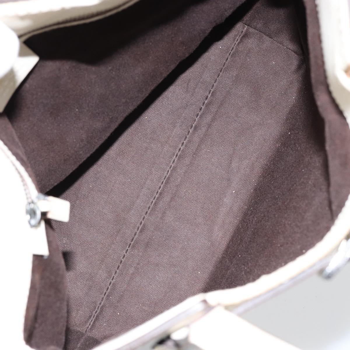 Gucci Belted Bucket Tote Gg Canvas With Leather Beige Canvas Tote Bag Bag (Pre-Loved)
