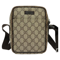 Gucci Gg Supreme Shoulder Bag Canvas Beige Canvas Shoulder Bag Bag (Authentic Pre-Loved)