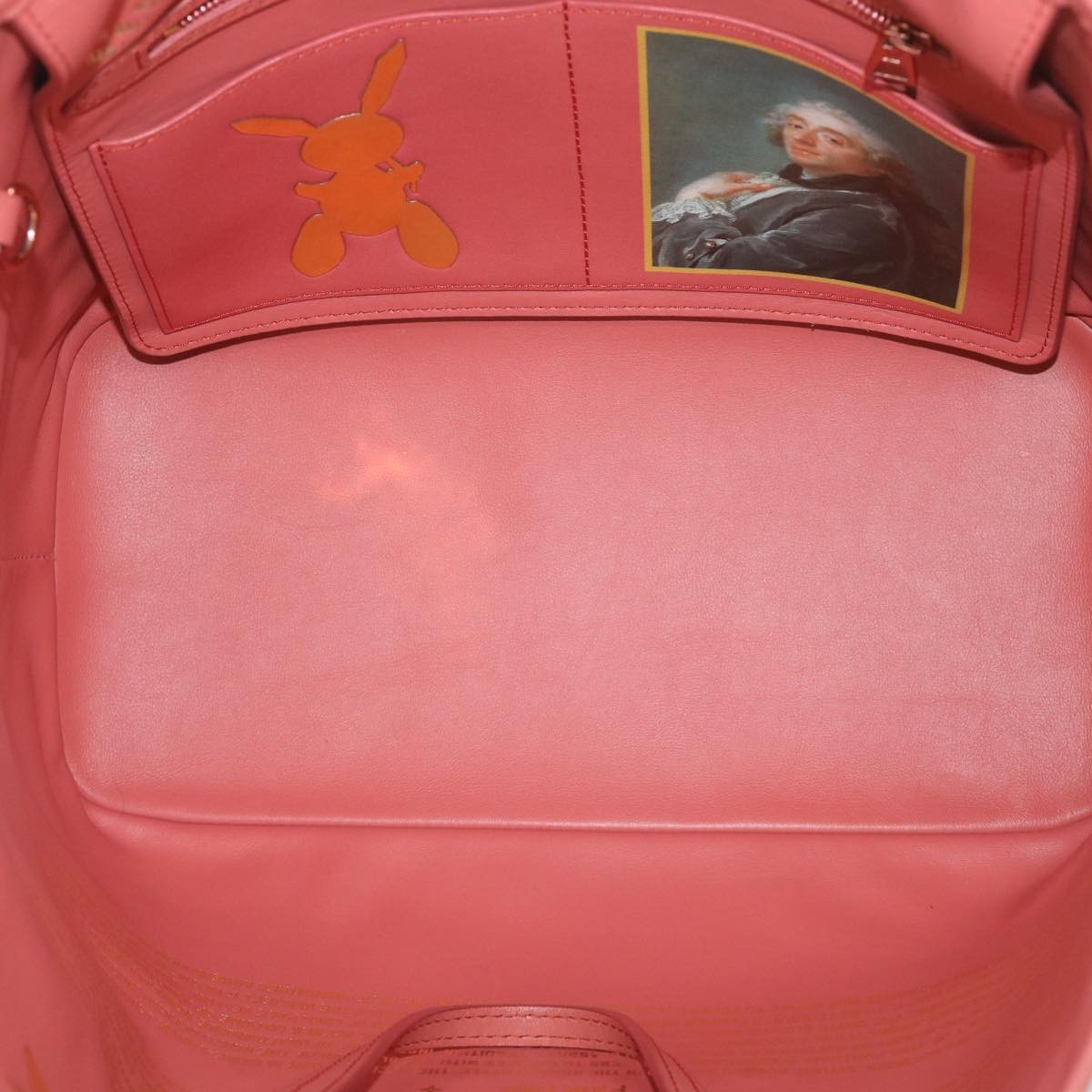 Louis Vuitton Neverfull Nm Tote Limited Edition Jeff Koons Titian Print Canvas Multicolour Canvas Tote Bag Bag (Authentic Pre-Loved)