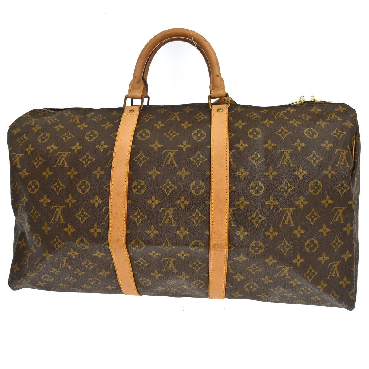 Louis Vuitton Louis Vuitton Keepall Bag Monogram Canvas Brown Canvas Travel Bag Bag (Pre-Loved)