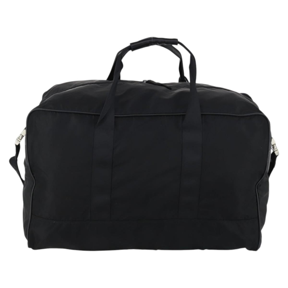 Prada Boston Bag Tessuto Black Nylon Bag (Authentic Pre-Loved)