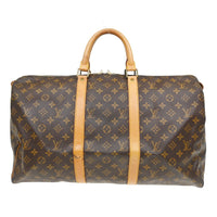 Louis Vuitton Louis Vuitton Keepall Bag Monogram Canvas Brown Canvas Travel Bag Bag (Pre-Loved)
