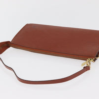 Louis Vuitton Pochette Accessoires Epi Leather Brown Leather Clutche & Pouche Bag (Authentic Pre-Loved)