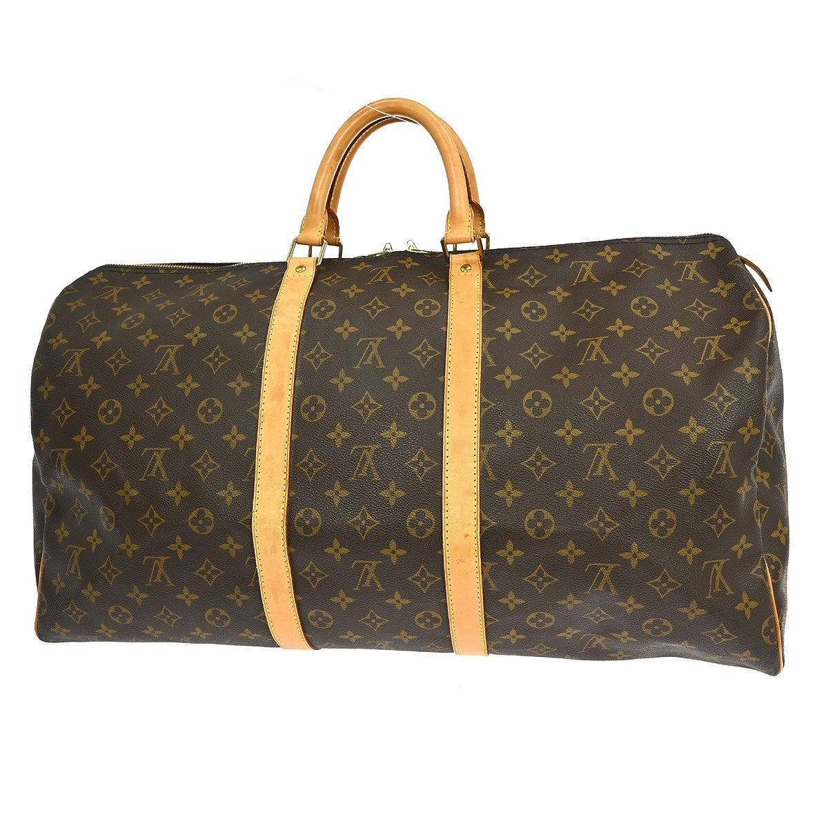 Louis Vuitton Louis Vuitton Keepall Bag Monogram Canvas Brown Canvas Travel Bag Bag (Authentic Pre-Loved)
