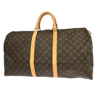 Louis Vuitton Louis Vuitton Keepall Bag Monogram Canvas Brown Canvas Travel Bag Bag (Authentic Pre-Loved)