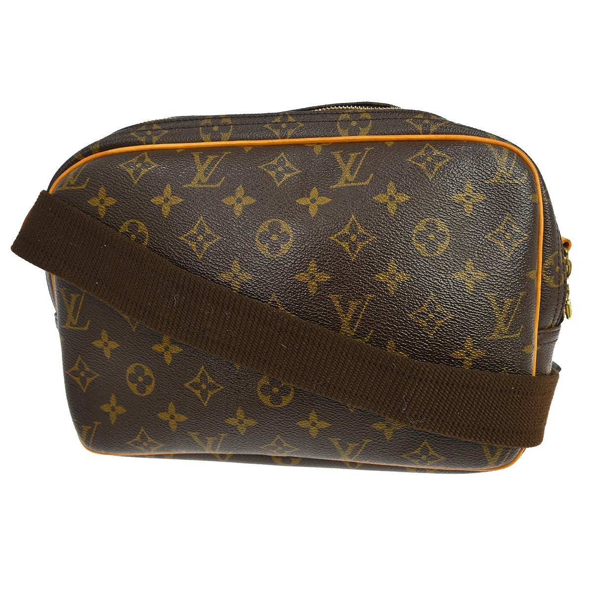 Louis Vuitton Reporter Bag Monogram Canvas Brown Canvas Shoulder Bag Bag (Authentic Pre-Loved)