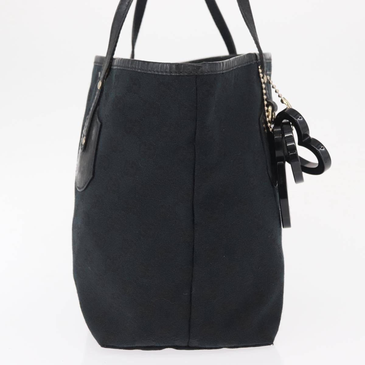 Gucci Gucci Jolie Web Tote Gg Canvas Black Canvas Tote Bag Bag (Pre-Loved)