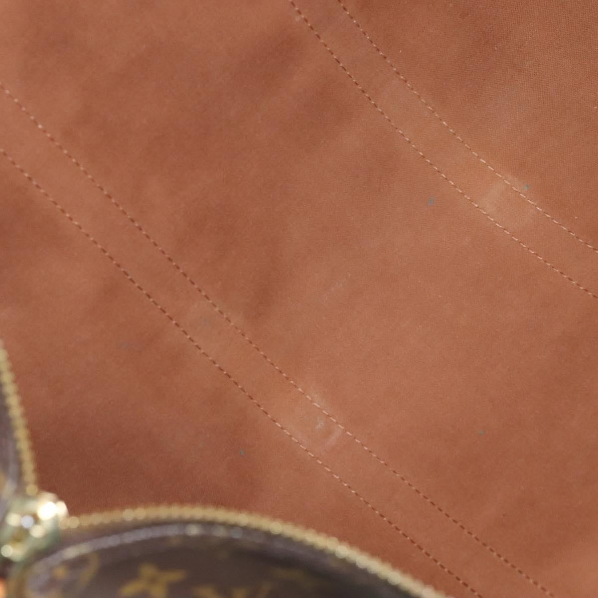 Louis Vuitton Keepall Bag Monogram Canvas Brown Canvas Travel Bag Bag (Authentic Pre-Loved)
