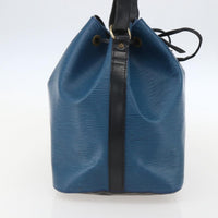 Louis Vuitton Bicolor Petit Noe Handbag Epi Leather Blue Leather Shoulder Bag Bag (Pre-Loved)