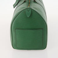 Louis Vuitton Keepall Bag Epi Leather Green Leather Travel Bag Bag (Authentic Pre-Loved)