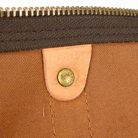 Louis Vuitton Keepall Bag Monogram Canvas Brown Canvas Travel Bag Bag (Pre-Loved)
