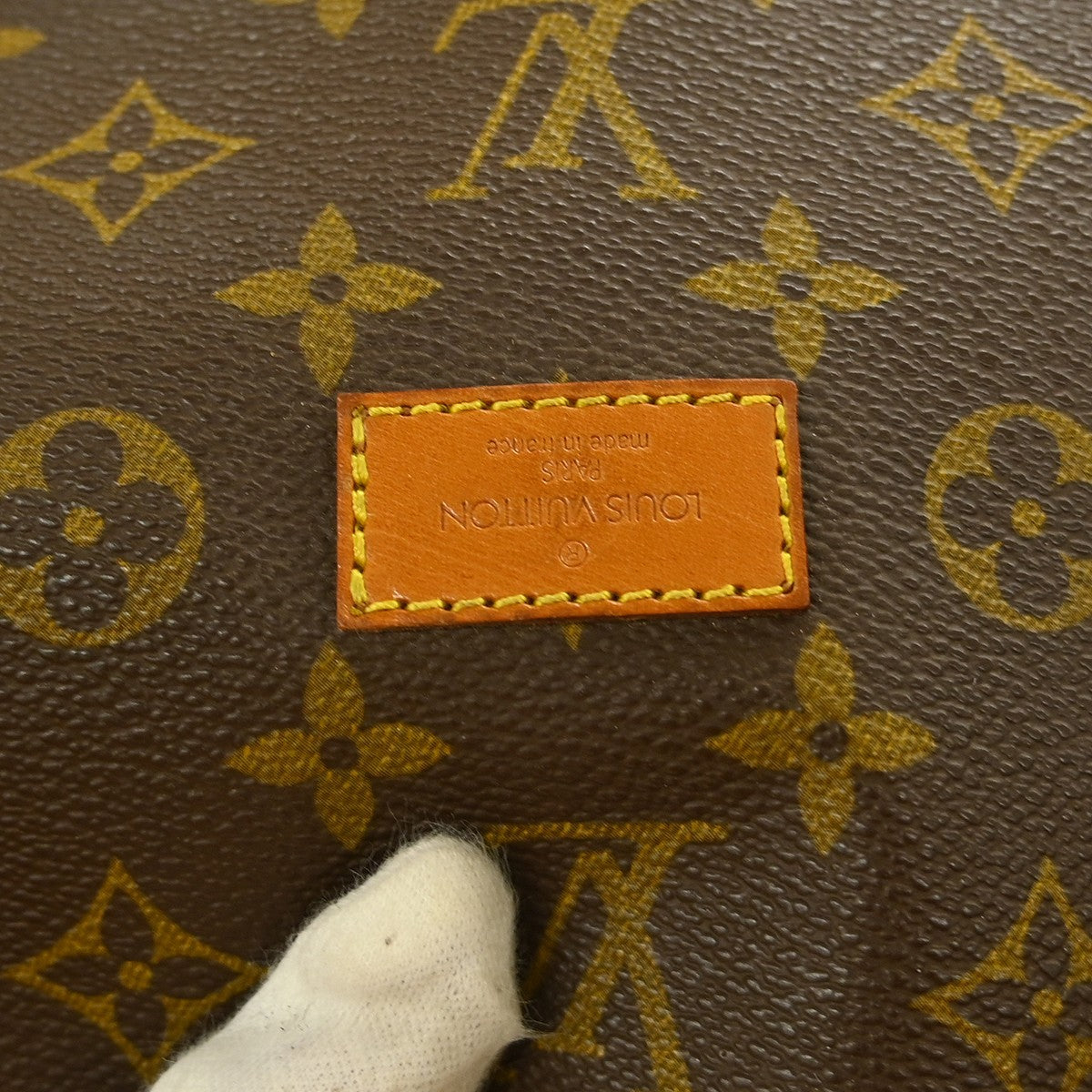 Louis Vuitton Saumur Handbag Monogram Canvas Brown Canvas Shoulder Bag Bag (Authentic Pre-Loved)