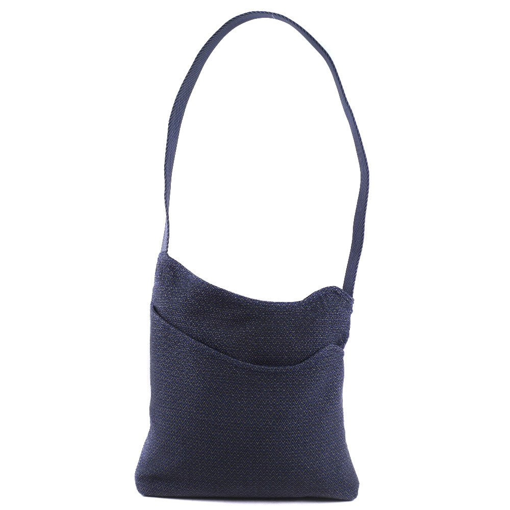 Hermes Vintage Sac De Pansage Shoulder Bag Toile Blue Canvas Shoulder Bag Bag (Authentic Pre-Loved)
