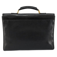 Chanel Chanel Vintage Lock Briefcase Caviar Black Leather Briefcase Bag (Authentic Pre-Loved)