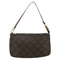 Louis Vuitton Pochette Accessoires Nm Monogram Canvas Brown Canvas Clutche & Pouche Bag (Authentic Pre-Loved)