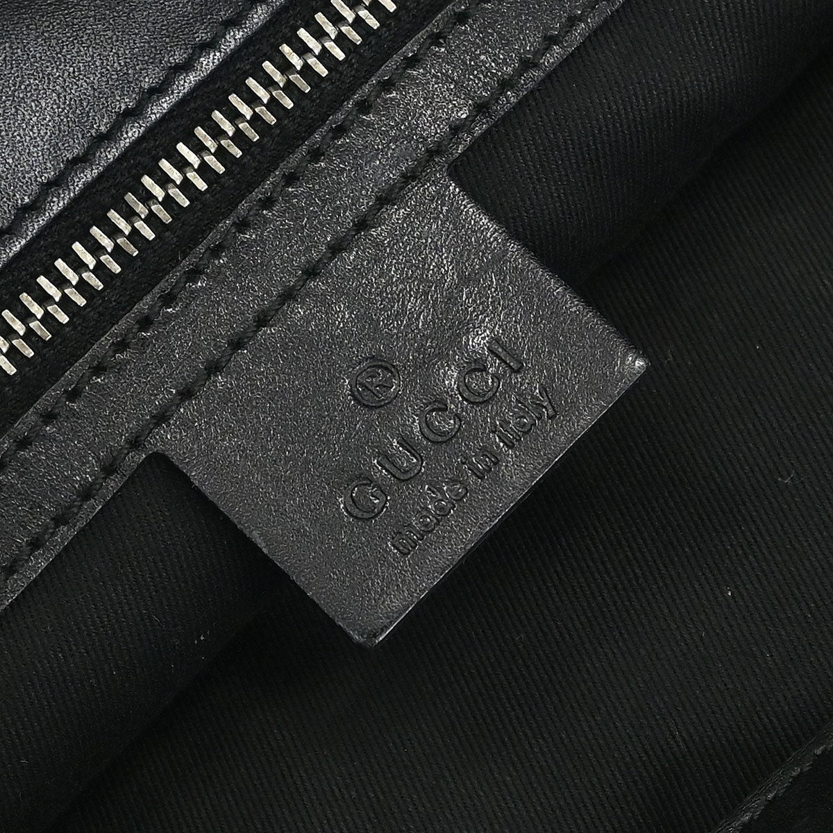 Gucci Belted Bucket Tote Gg Canvas With Leather Black Canvas Tote Bag Bag (Authentic Pre-Loved)