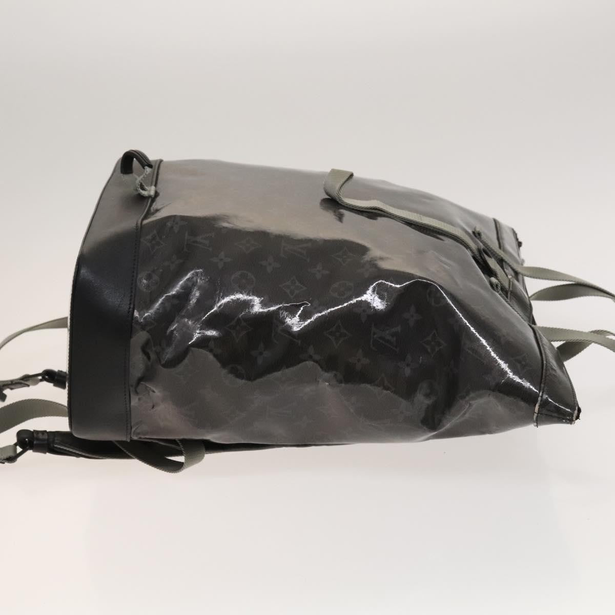 Louis Vuitton Zipped Tote Limited Edition Monogram Eclipse Glaze Canvas Black Canvas Backpack Bag (Authentic Pre-Loved)