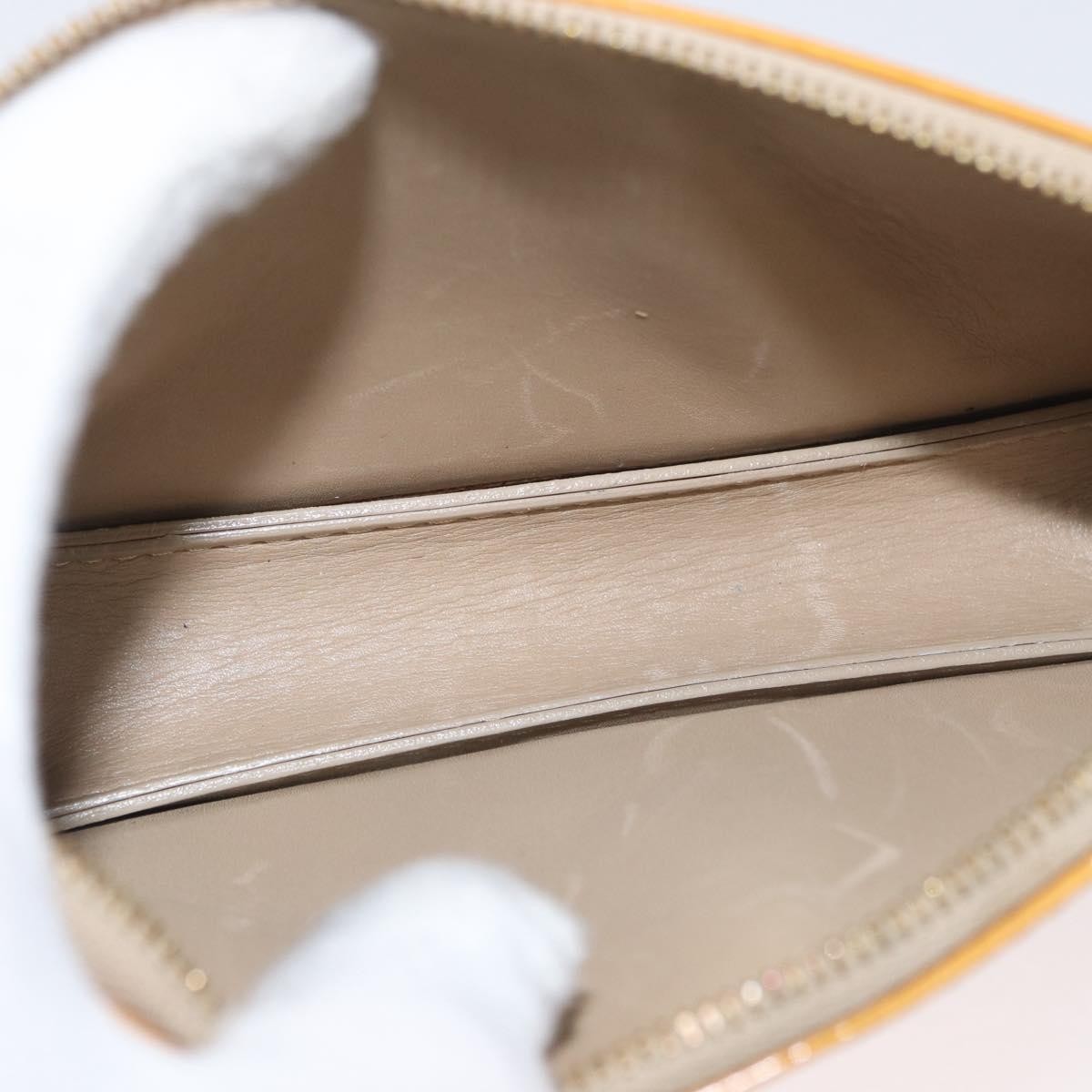 Louis Vuitton Lexington Pochette Monogram Vernis Beige Patent_Leather Clutche & Pouche Bag (Authentic Pre-Loved)