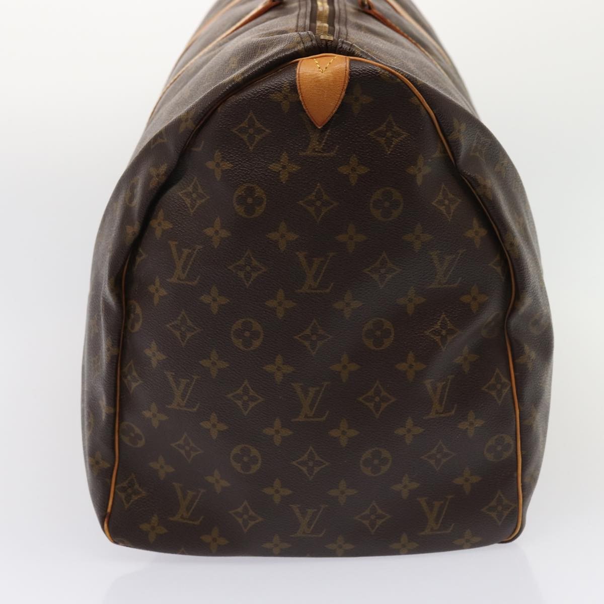 Louis Vuitton Keepall Bag Monogram Canvas Brown Canvas Travel Bag Bag (Authentic Pre-Loved)