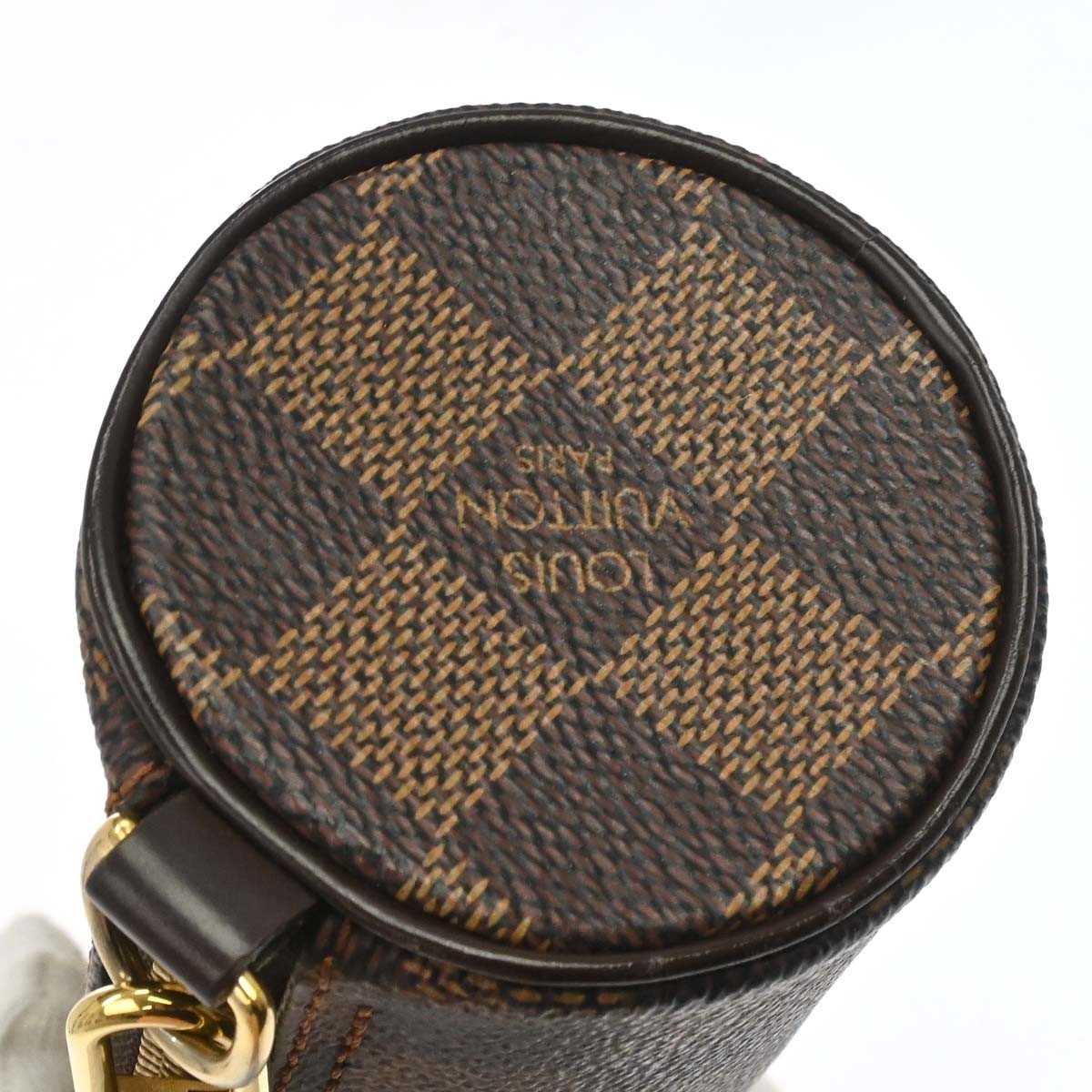 Louis Vuitton Papillon Pochette Damier Brown Canvas Clutche & Pouche Bag (Pre-Loved)