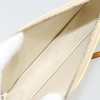 Louis Vuitton Lexington Pochette Monogram Vernis Beige Patent_Leather Clutche & Pouche Bag (Pre-Loved)