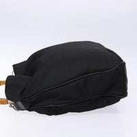 Gucci Vintage Bamboo Handle Tote Nylon Black Nylon Bag (Pre-Loved)