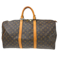Louis Vuitton Louis Vuitton Keepall Bag Monogram Canvas Brown Canvas Travel Bag Bag (Authentic Pre-Loved)