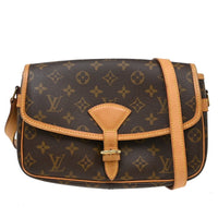 Louis Vuitton Sologne Handbag Monogram Canvas Brown Canvas Shoulder Bag Bag (Authentic Pre-Loved)