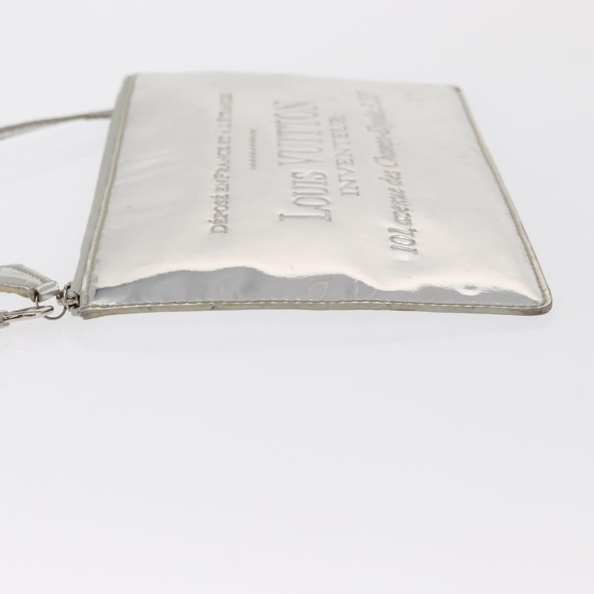 Louis Vuitton Pochette Clutch Monogram Miroir Pvc Silver Pvc Clutche & Pouche Bag (Authentic Pre-Loved)