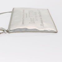 Louis Vuitton Pochette Clutch Monogram Miroir Pvc Silver Pvc Clutche & Pouche Bag (Authentic Pre-Loved)