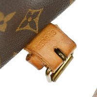 Louis Vuitton Saumur Handbag Monogram Canvas Brown Canvas Shoulder Bag Bag (Authentic Pre-Loved)