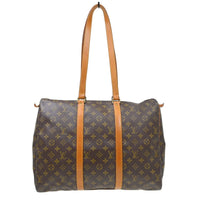 Louis Vuitton Flanerie Handbag Monogram Canvas Brown Canvas Travel Bag Bag (Authentic Pre-Loved)