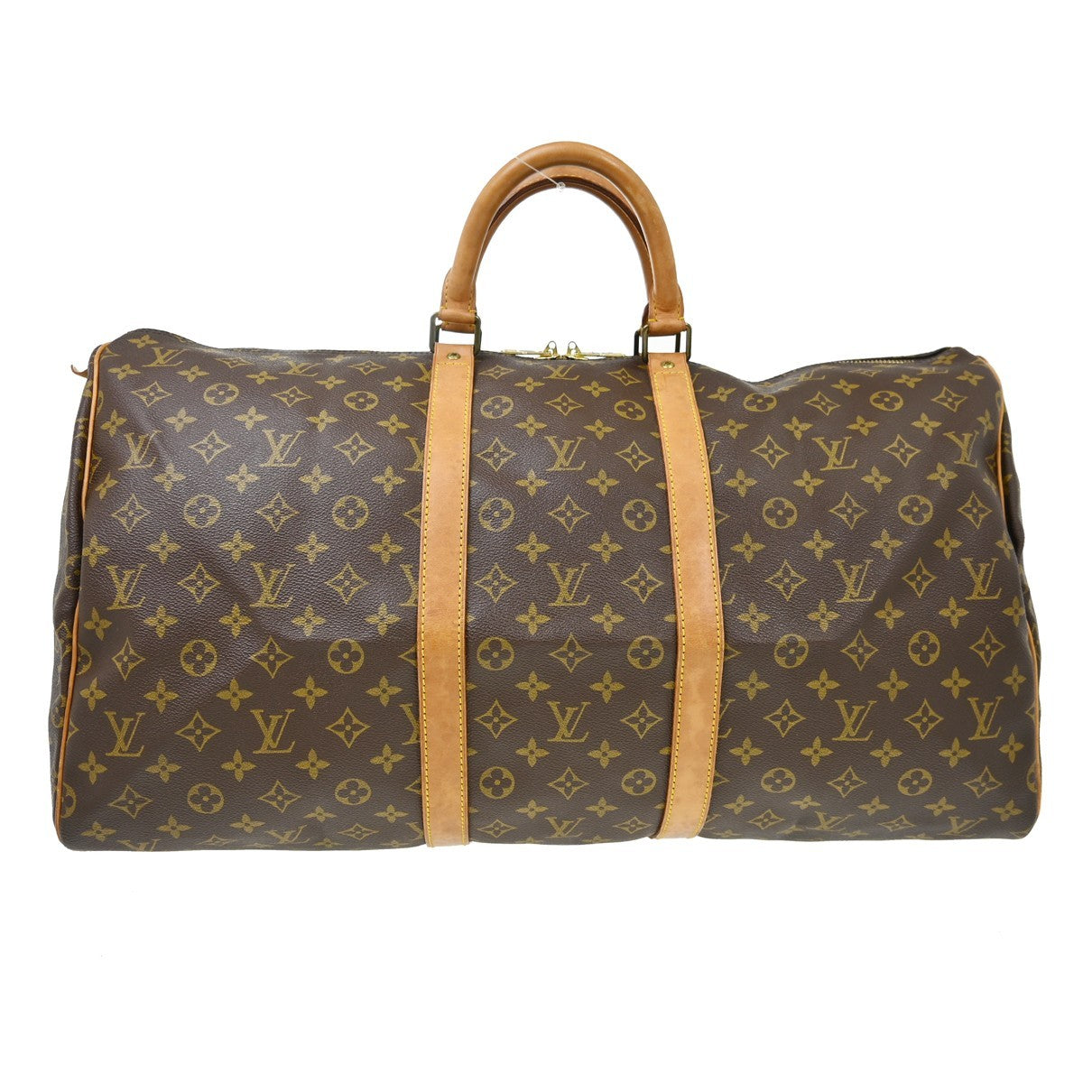 Louis Vuitton Louis Vuitton Keepall Bag Monogram Canvas Brown Canvas Travel Bag Bag (Pre-Loved)